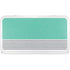 Teal and Grey Stripes YETI Tundra 65 Hard Cooler Skin