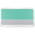 Teal and Grey Stripes YETI Tundra 75 Hard Cooler Skin