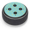 Teal and Yellow Polka Dots Amazon Echo Dot Skin