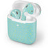 Teal and Yellow Polka Dots Apple AirPods 2 Skin
