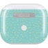 Teal and Yellow Polka Dots Apple AirPods (3rd Gen 2021) Skin