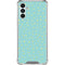 Teal and Yellow Polka Dots Galaxy A13 5G Clear Case