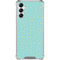 Teal and Yellow Polka Dots Galaxy A15 5G Clear Case