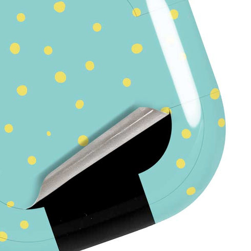 Teal and Yellow Polka Dots Galaxy Buds Pro Skin