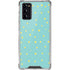 Teal and Yellow Polka Dots Galaxy Note20 5G Clear Case