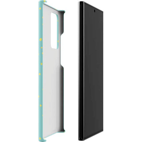 Teal and Yellow Polka Dots Galaxy Note20 Ultra 5G Lite Case