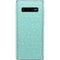 Teal and Yellow Polka Dots Galaxy S10 Plus Skin