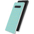 Teal and Yellow Polka Dots Galaxy S10 Plus Skin