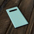 Teal and Yellow Polka Dots Galaxy S10 Plus Skin