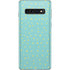 Teal and Yellow Polka Dots Galaxy S10 Skin