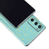 Teal and Yellow Polka Dots Galaxy S20 Fan Edition Skin