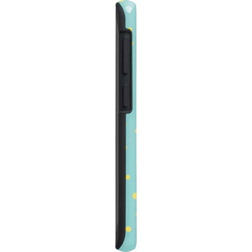 Teal and Yellow Polka Dots Galaxy S20 Ultra 5G Pro Case