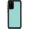Teal and Yellow Polka Dots Galaxy S20 Waterproof Case