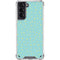 Teal and Yellow Polka Dots Galaxy S21 5G Clear Case