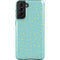 Teal and Yellow Polka Dots Galaxy S21 Plus 5G Pro Case