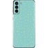 Teal and Yellow Polka Dots Galaxy S21 Plus 5G Skin