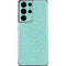 Teal and Yellow Polka Dots Galaxy S21 Ultra 5G Skin