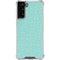 Teal and Yellow Polka Dots Galaxy S22 Plus Clear Case