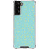 Teal and Yellow Polka Dots Galaxy S22 Plus Clear Case