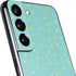 Teal and Yellow Polka Dots Galaxy S22 Plus Skin