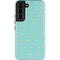 Teal and Yellow Polka Dots Galaxy S22 Pro Case