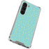 Teal and Yellow Polka Dots Galaxy S23 Clear Case