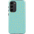 Teal and Yellow Polka Dots Galaxy S23 Plus Pro Case