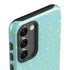 Teal and Yellow Polka Dots Galaxy S23 Pro Case
