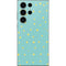 Teal and Yellow Polka Dots Galaxy S23 Ultra Skin