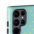 Teal and Yellow Polka Dots Galaxy S24 Ultra Impact Case