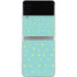 Teal and Yellow Polka Dots Galaxy Z Flip4 5G Skin