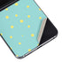 Teal and Yellow Polka Dots Galaxy Z Flip5 5G Skin