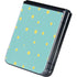 Teal and Yellow Polka Dots Galaxy Z Flip5 5G Skin