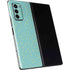 Teal and Yellow Polka Dots Galaxy Z Fold2 5G Skin