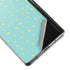 Teal and Yellow Polka Dots Galaxy Z Fold2 5G Skin