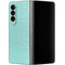 Teal and Yellow Polka Dots Galaxy Z Fold4 5G Skin