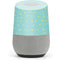 Teal and Yellow Polka Dots Google Home Skin