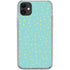 Teal and Yellow Polka Dots iPhone 11 Clear Case