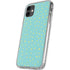 Teal and Yellow Polka Dots iPhone 11 Clear Case