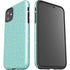 Teal and Yellow Polka Dots iPhone 11 Impact Case