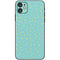 Teal and Yellow Polka Dots iPhone 11 Skin