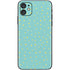 Teal and Yellow Polka Dots iPhone 11 Skin