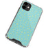 Teal and Yellow Polka Dots iPhone 12 Clear Case