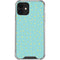 Teal and Yellow Polka Dots iPhone 12 Mini Clear Case