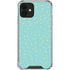 Teal and Yellow Polka Dots iPhone 12 Mini Clear Case
