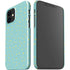 Teal and Yellow Polka Dots iPhone 12 Mini Lite Case