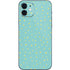 Teal and Yellow Polka Dots iPhone 12 Mini Skin