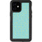 Teal and Yellow Polka Dots iPhone 12 Mini Waterproof Case