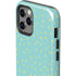 Teal and Yellow Polka Dots iPhone 12 Pro Impact Case