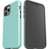 Teal and Yellow Polka Dots iPhone 12 Pro Impact Case